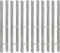 vidaXL - Grondankers - 6 - st - 7x6x60 - cm - gegalvaniseerd - staal - zilverkleurig