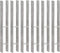 vidaXL - Grondankers - 6 - st - 7x6x60 - cm - gegalvaniseerd - staal - zilverkleurig