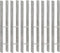 vidaXL - Grondankers - 6 - st - 7x6x60 - cm - gegalvaniseerd - staal - zilverkleurig