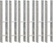 vidaXL - Grondankers - 6 - st - 8x6x60 - cm - gegalvaniseerd - staal - zilverkleurig