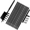 vidaXL - Grondboor - 80mm - met - 9m - verlengstuk - Staal