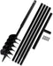 vidaXL - Grondboor - met - handvat - 150 - mm - en - verlengstukken - 13 - m - (staal)
