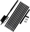 vidaXL - Grondboor - met - handvat - 180 - mm - en - verlengstukken - 13 - m - (staal)