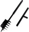 vidaXL - Grondboor - met - handvat - 180 - mm - en - verlengstukken - 13 - m - (staal)