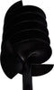 vidaXL - Grondboor - met - handvat - en - schroefkop - 150 - mm - (zwart)