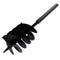 vidaXL - Grondboor - met - handvat - en - schroefkop - 200 - mm - (zwart)