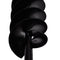 vidaXL - Grondboor - met - handvat - en - schroefkop - (dubbele - schroef) - 100 - mm - (zwart)
