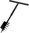 vidaXL - Grondboor - met - handvat - en - schroefkop - (dubbele - schroef) - 100 - mm - (zwart)