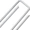 vidaXL - Grondharingen - 50 - st - U-vormig - 20x3,5 - cm - gegalvaniseerd - staal