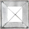 vidaXL - Grondpinnen - 12 - st - 10x10x76 - cm - gegalvaniseerd - staal - zilverkleurig