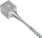 vidaXL - Grondpinnen - 2 - st - 10x10x57 - cm - gegalvaniseerd - staal - zilverkleurig