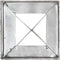 vidaXL - Grondpinnen - 2 - st - 10x10x76 - cm - gegalvaniseerd - staal - zilverkleurig