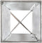 vidaXL - Grondpinnen - 2 - st - 10x10x91 - cm - gegalvaniseerd - staal - zilverkleurig