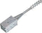 vidaXL - Grondpinnen - 2 - st - 8x8x57 - cm - gegalvaniseerd - staal - zilverkleurig