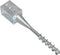 vidaXL - Grondpinnen - 2 - st - 9x9x56 - cm - gegalvaniseerd - staal - zilverkleurig