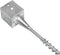 vidaXL - Grondpinnen - 6 - st - 12x12x56 - cm - gegalvaniseerd - staal - zilverkleurig