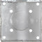 vidaXL - Grondpinnen - 6 - st - 14x14x58 - cm - gegalvaniseerd - staal - zilverkleurig