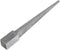 vidaXL - Grondpinnen - 6 - st - 7x7x75 - cm - gegalvaniseerd - staal - zilverkleurig