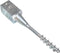vidaXL - Grondpinnen - 6 - st - 8x8x57 - cm - gegalvaniseerd - staal - zilverkleurig