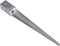 vidaXL - Grondpinnen - 6 - st - 8x8x76 - cm - gegalvaniseerd - staal - zilverkleurig