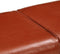 vidaXL - Gymbok - 160 - cm - echt - leer - bruin