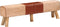 vidaXL - Gymbok - 160 - cm - echt - leer - en - canvas - bruin