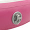 vidaXL - Gymnastiekmat - met - pomp - opblaasbaar - 100x100x10 - cm - PVC - roze