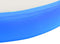 vidaXL - Gymnastiekmat - met - pomp - opblaasbaar - 100x100x10 - cm - PVC - blauw