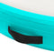 vidaXL - Gymnastiekmat - met - pomp - opblaasbaar - 100x100x20 - cm - PVC - groen