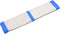 vidaXL - Gymnastiekmat - met - pomp - opblaasbaar - 200x200x10 - cm - PVC - blauw