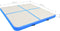 vidaXL - Gymnastiekmat - met - pomp - opblaasbaar - 200x200x10 - cm - PVC - blauw