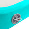 vidaXL - Gymnastiekmat - met - pomp - opblaasbaar - 200x200x10 - cm - PVC - groen
