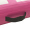 vidaXL - Gymnastiekmat - met - pomp - opblaasbaar - 200x200x20 - cm - PVC - roze