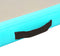 vidaXL - Gymnastiekmat - met - pomp - opblaasbaar - 300x100x10 - cm - PVC - groen