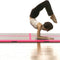 vidaXL - Gymnastiekmat - met - pomp - opblaasbaar - 300x100x10 - cm - PVC - roze