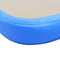 vidaXL - Gymnastiekmat - met - pomp - opblaasbaar - 300x100x10 - cm - PVC - blauw