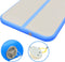 vidaXL - Gymnastiekmat - met - pomp - opblaasbaar - 300x100x10 - cm - PVC - blauw