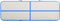 vidaXL - Gymnastiekmat - met - pomp - opblaasbaar - 300x100x15 - cm - PVC - blauw