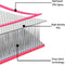 vidaXL - Gymnastiekmat - met - pomp - opblaasbaar - 300x100x15 - cm - PVC - roze