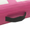 vidaXL - Gymnastiekmat - met - pomp - opblaasbaar - 300x100x15 - cm - PVC - roze
