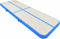 vidaXL - Gymnastiekmat - met - pomp - opblaasbaar - 300x100x20 - cm - PVC - blauw