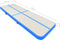 vidaXL - Gymnastiekmat - met - pomp - opblaasbaar - 300x100x20 - cm - PVC - blauw