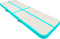 vidaXL - Gymnastiekmat - met - pomp - opblaasbaar - 300x100x20 - cm - PVC - groen