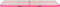 vidaXL - Gymnastiekmat - met - pomp - opblaasbaar - 400x100x10 - cm - PVC - roze
