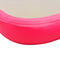 vidaXL - Gymnastiekmat - met - pomp - opblaasbaar - 400x100x10 - cm - PVC - roze