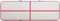 vidaXL - Gymnastiekmat - met - pomp - opblaasbaar - 400x100x15 - cm - PVC - roze
