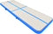 vidaXL - Gymnastiekmat - met - pomp - opblaasbaar - 400x100x15 - cm - PVC - blauw
