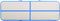 vidaXL - Gymnastiekmat - met - pomp - opblaasbaar - 400x100x20 - cm - PVC - blauw