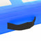 vidaXL - Gymnastiekmat - met - pomp - opblaasbaar - 400x100x20 - cm - PVC - blauw