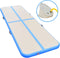 vidaXL - Gymnastiekmat - met - pomp - opblaasbaar - 500x100x10 - cm - PVC - blauw